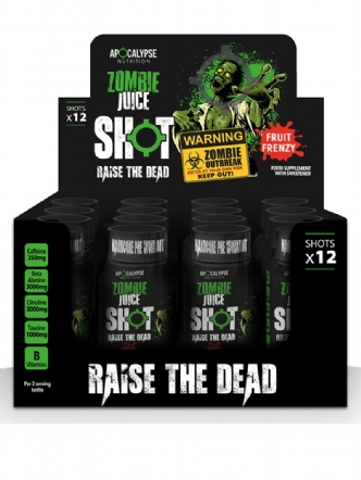 Apocalypse Nutrition Zombie Juice - Raise the Dead - Pre Workout Shots 