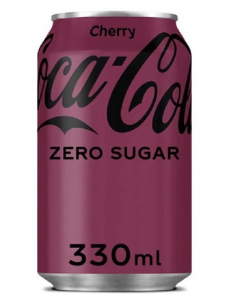 Coca Cola Cherry Zero Sugar 24 x 330ml cans
