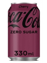 Coca Cola Cherry Zero Sugar 24 x 330ml cans