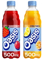 Oasis Zero 12 x 500ml Bottles